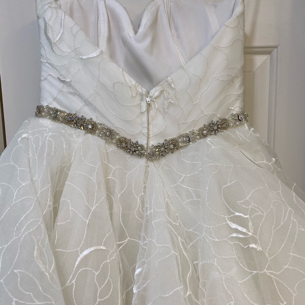Casablanca Bridal Rosette Wedding Gown
